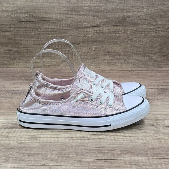 Converse CTAS Shoreline Women's Size 7 Metallic Rose Gold Slip On Shoes (556689F - Picture 1 of 9